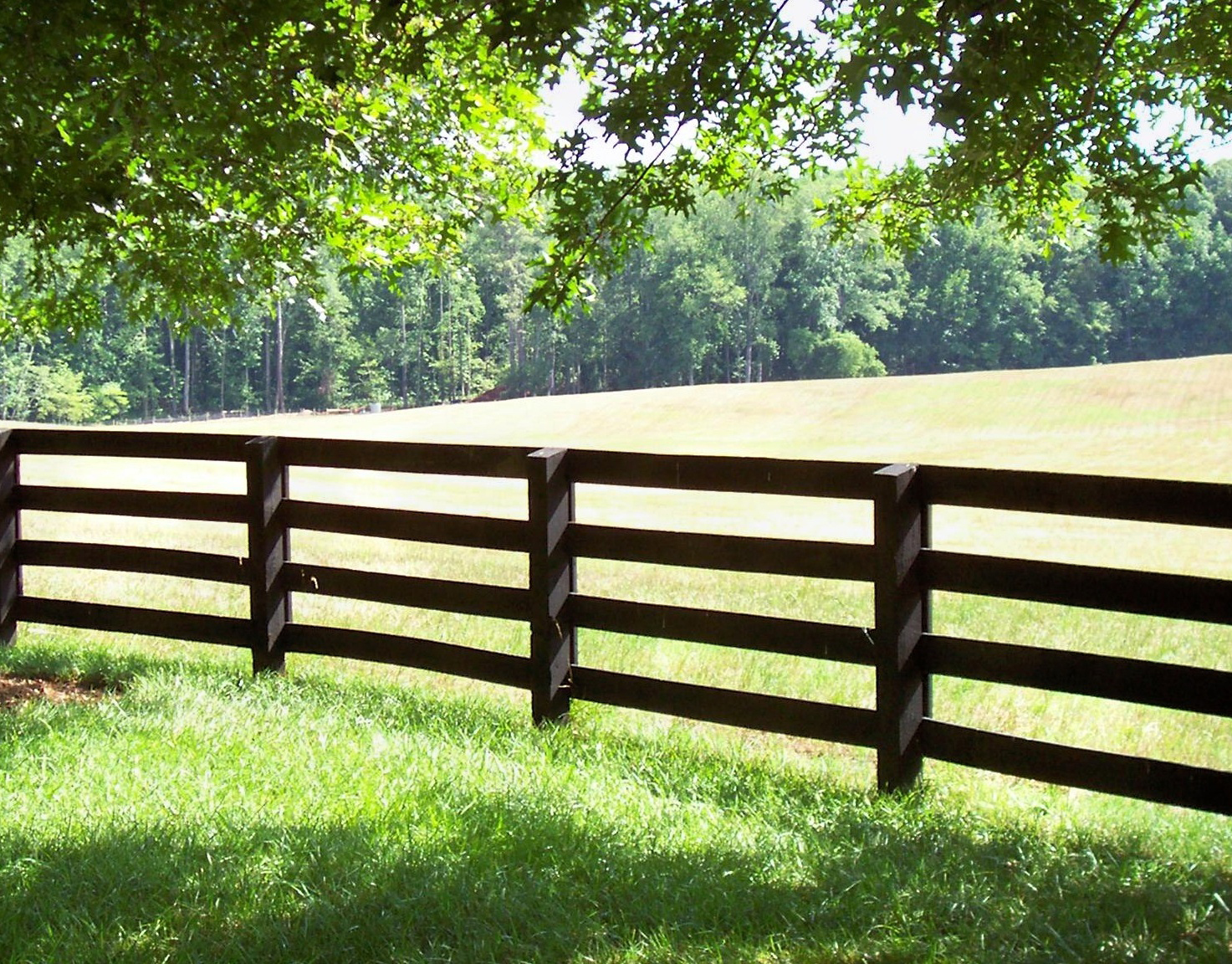 забор в стиле ранчо