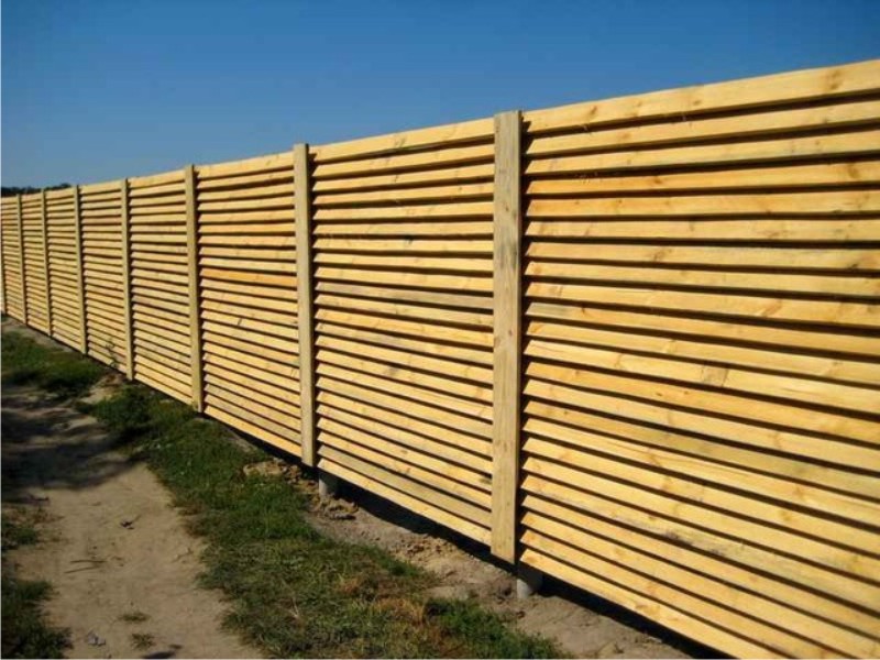 Деревянный забор своими руками: фото